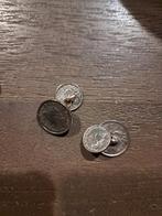 Vintage manchetknopen van Nederlandse munten 1948 – Wilhelmi, Ophalen of Verzenden, Overige materialen, Manchetknopen