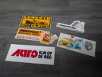 5 Auto Stickers - Bovag Michelin AutoVisie Brezan Schroth, Verzamelen, Gebruikt, Auto of Motor, Ophalen of Verzenden