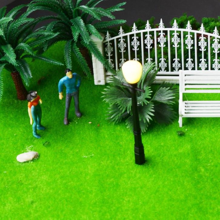 100 h0 spoorweg LED lamp Spoorwegverlichting straat Lantaarn, Hobby en Vrije tijd, Modeltreinen | H0, Nieuw, Brug, Tunnel of Gebouw