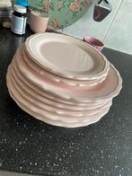 Set borden pastel roze, Ophalen of Verzenden