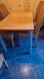 Eettafel 80x150.  75 cm hoog, Huis en Inrichting, Tafels | Eettafels, Ophalen, Gebruikt, 50 tot 100 cm, 150 tot 200 cm