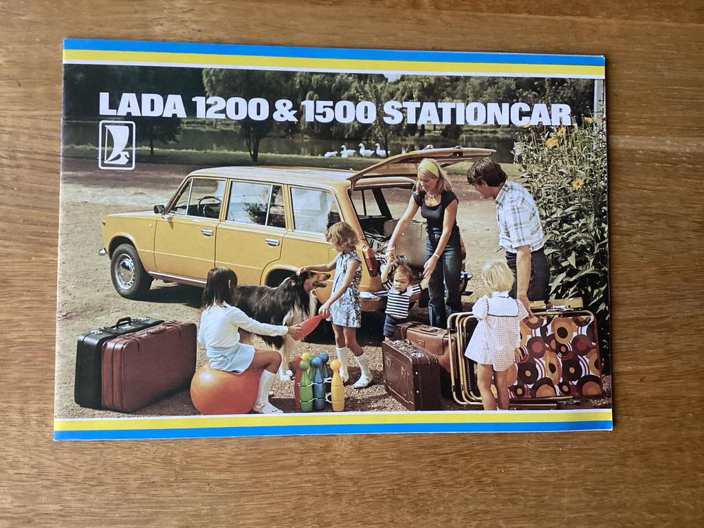 Lada 1200 & 1500 Stationcar Brochure, Ophalen of Verzenden, Gelezen, Overige merken