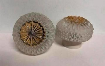Vintage stervormige glimmende plafondlamp goud wit - model 2 beschikbaar voor biedingen