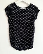 Zwart met witte stippen t-shirt Vero Moda maat XS, Vero Moda, Zwart, Ophalen of Verzenden, Zo goed als nieuw