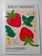 Diamond painting kaart aardbeien, Ophalen of Verzenden, Nieuw