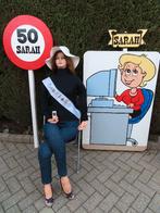 50 verjaardag Sarah met jong uiterlijk met computer., Ophalen, Nieuw, Abraham of Sarah