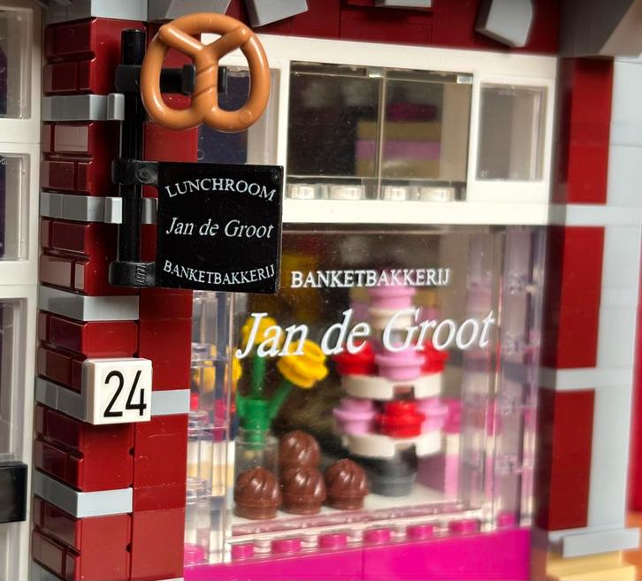 Nette LEGO Bossche Bollen bakkerij Jan de Groot Den Bosch, Kinderen en Baby's, Speelgoed | Duplo en Lego, Zo goed als nieuw, Lego