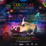Coldplay tickets 24 aug Wenen Music of the Spheres, Juli, Drie personen of meer