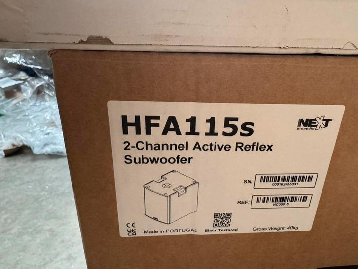 Next Proaudio HFA115s & Matrix M8 Nieuw!, Audio, Tv en Foto, Luidsprekers, Zo goed als nieuw, Subwoofer, 120 watt of meer, Overige merken