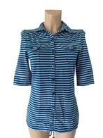 Tante Betsy blouse M, Kleding | Dames, Ophalen of Verzenden, Zo goed als nieuw, Maat 38/40 (M), Blauw
