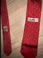 Hermès Stropdas Rood met Patroon 100% zijde, Kleding | Heren, Stropdassen, Ophalen of Verzenden, Met patroon, Rood, Hermes