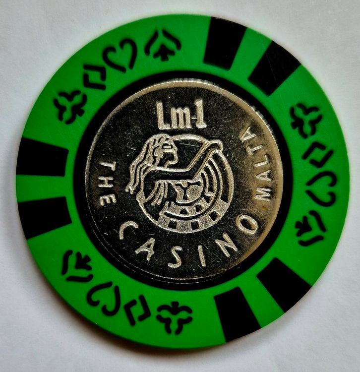 Oude casino ship (fiche) uit Malta, Hobby en Vrije tijd, Gezelschapsspellen | Kaartspellen, Nieuw, Ophalen of Verzenden