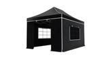 Pop-Up Vouwtent Verkoopstand Partytent Vouwtent Zwart 3x4.5m, Tuin en Terras, Partytenten, Ophalen of Verzenden, Nieuw, Partytent