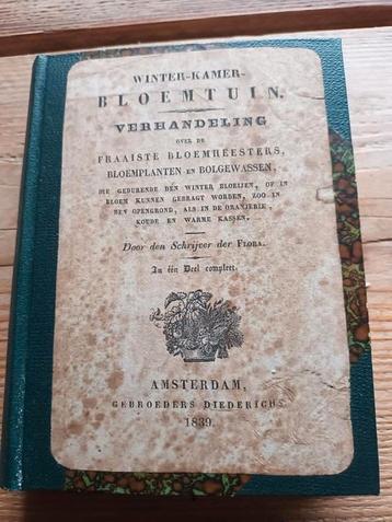 Tuinboek 1839 Winter-kamer-bloemtuin beschikbaar voor biedingen