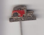 DAF Trucks Rode Torpedo speldje Vrachtwagen, Verzamelen, Speldjes, Pins en Buttons, Gebruikt, Niet vindbaar, Niet vindbaar, Speldje of Pin