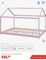 Meisjesbed 90x200 - Leuk Huisbed!, Kinderen en Baby's, Ophalen, 85 tot 100 cm, Zo goed als nieuw, Lattenbodem