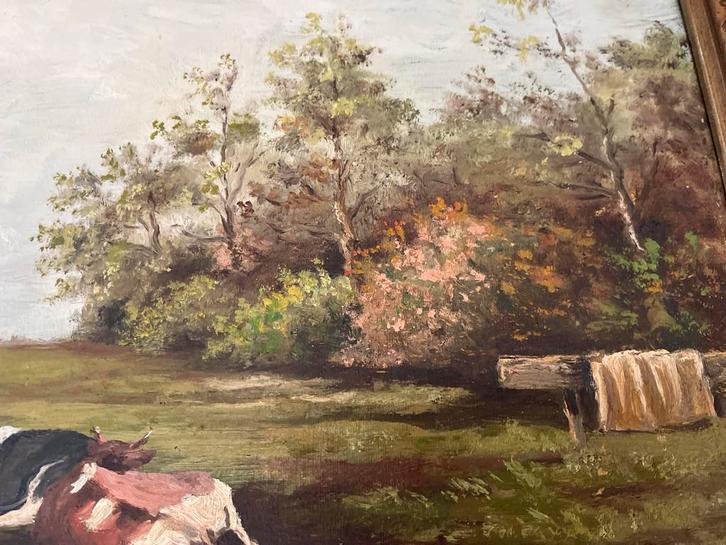 P.R. Bettinger - Landelijk Landschap, Antiek en Kunst, Kunst | Schilderijen | Klassiek, Ophalen