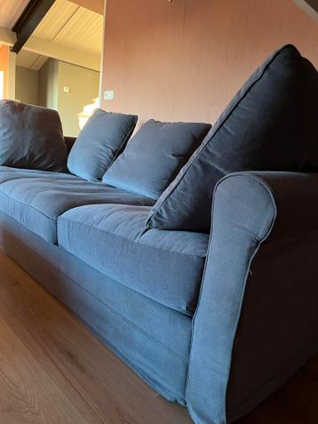 Ikea Ektorp 3-zitsbank + hocker - Prima staat! - afbeelding 3