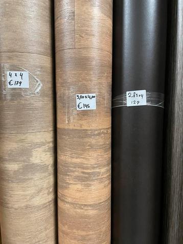 Forbo Novilon Bruin Eiken Vinyl Restpartij | 3,20x4,00mtr beschikbaar voor biedingen
