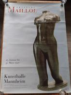 Aristide Maillol. Kunsthalle Manheim, Verzamelen, Posters, Ophalen of Verzenden, A1 t/m A3, Rechthoekig Staand