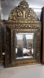Antiek spiegelkastje met borstels, Antiek en Kunst, Ophalen of Verzenden