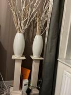 Zuilen met potten inclusief takken, Huis en Inrichting, Woonaccessoires | Zuilen en Pilaren, Ophalen, Gebruikt