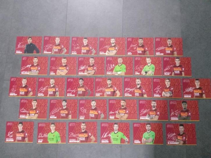 2020-2021 set spelerskaarten van AS Roma, Verzamelen, Sportartikelen en Voetbal, Nieuw, Spelerskaart, Buitenlandse clubs, Ophalen of Verzenden