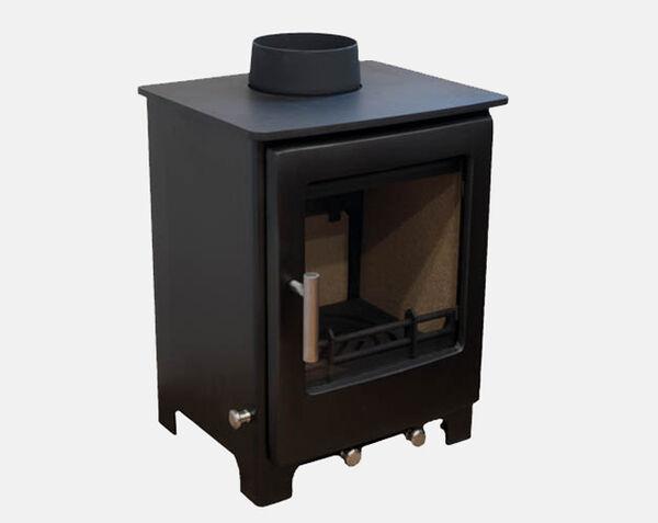 Stalen Houtkachel | Model Z05 (5 KW), Huis en Inrichting, Kachels, Nieuw, Vrijstaand, Houtkachel, Hout, Ophalen of Verzenden