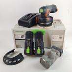 Festool ETSC 125 Accu Excenterschuurmachine  + 2x 18v 3.1Ah, Doe-het-zelf en Verbouw, Gereedschap | Schuurmachines, Ophalen of Verzenden