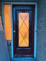 Hardhouten voordeur 88 x 211,5cm, Ophalen, 80 tot 100 cm, 200 tot 215 cm, Hout