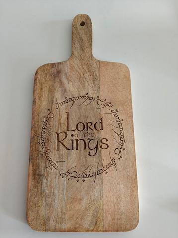 Houten brood/tapas plank van "Lord of the rings" beschikbaar voor biedingen