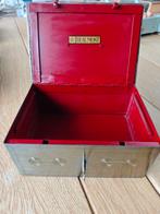 Vintage Beaumont Geldkistje met Sleutel, Antiek en Kunst, Ophalen of Verzenden