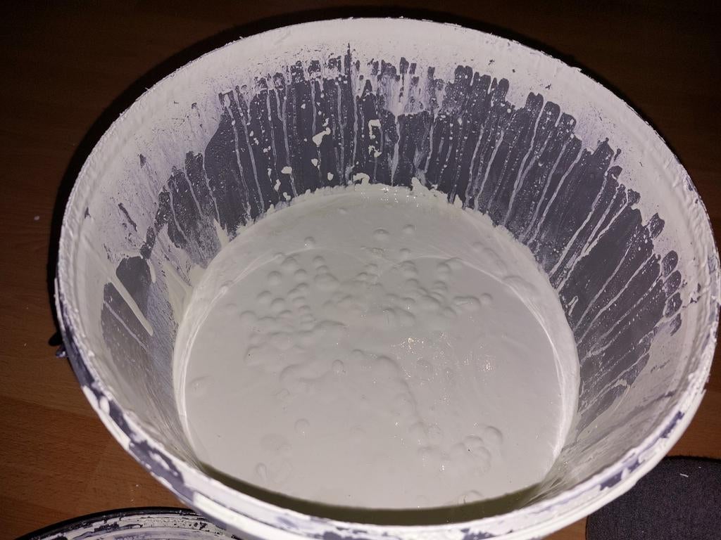 Perfection verf lichtgroen - ruim 1/3 over!, Ophalen, Gebruikt