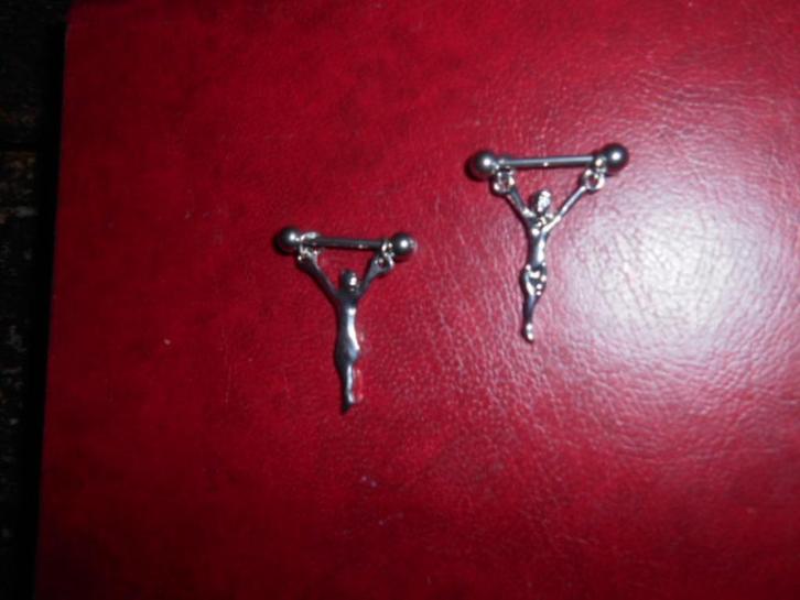 Piercing Balletjes , sm vrouwtje, hoefijzer, Sieraden, Tassen en Uiterlijk, Piercings, Nieuw, Overige typen, Staal, Verzenden
