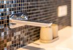Hansgrohe PuraVida - Afdekset wastafelkraan, chroom 15085400, Ophalen of Verzenden, Gebruikt, Chroom, Kraan