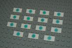 L883 Tegels 1x2 met opdruk star of life wit 10 st., Ophalen of Verzenden, Nieuw, Losse stenen, Lego