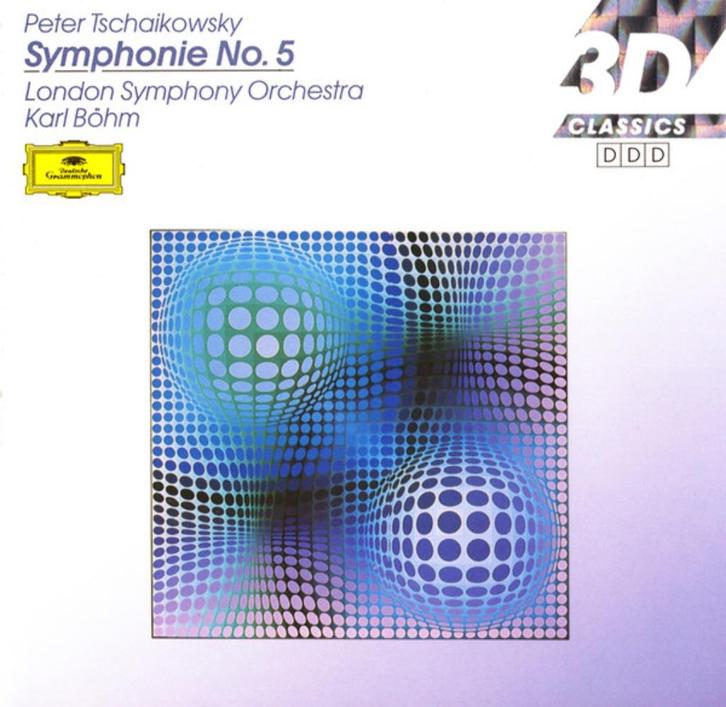 TSCHAIKOWSKY Symphonie no. 5 CD BÖHM DG 3D NIEUWSTAAT, Cd's en Dvd's, Cd's | Klassiek, Zo goed als nieuw, Orkest of Ballet, Romantiek
