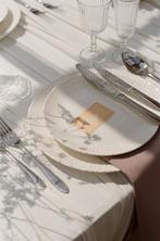 Tafeldecoratie te huur borden, bestek, glazen, placemats, Ophalen of Verzenden, Nieuw, Overige