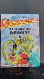 Geronimo Stilton - Het gevaarlijke snotmonster!, Ophalen of Verzenden, Zo goed als nieuw, Geronimo Stilton