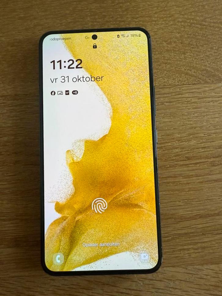 Samsung S22 256GB, Telecommunicatie, Mobiele telefoons | Samsung, Zo goed als nieuw, Galaxy S22, 256 GB, Zwart, Ophalen