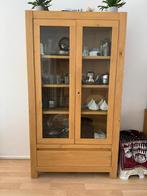 Vitrinekast, Huis en Inrichting, Kasten | Vitrinekasten, Ophalen of Verzenden, Zo goed als nieuw, 25 tot 50 cm, 150 tot 200 cm