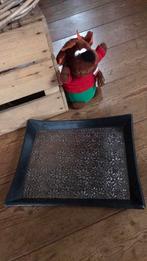 Dienblad decoratie, Ophalen of Verzenden, Zo goed als nieuw, Rechthoekig, Overige materialen