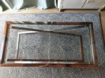 RVS Salontafel met Glasplaat, Huis en Inrichting, Gebruikt, 100 tot 150 cm, Glas, Modern