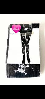 grappige PANTY ‘PIRAAT’, Kleding | Dames, Leggings, Maillots en Panty's, Zwart, Nieuw, Overige maten, Ophalen of Verzenden