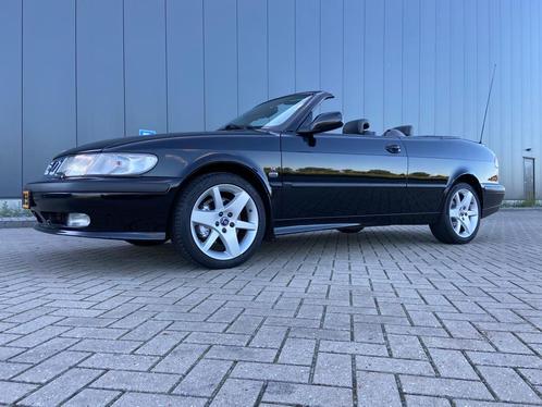 Saab 9-3 2.0 Turbo Cabrio SE 150pk 2003 Zwart nieuwe apk, Auto's, Saab, Particulier, Saab 9-3, ABS, Airbags, Airconditioning, Alarm