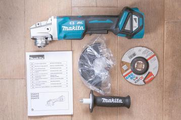Makita DGA519 18v accu 125mm haakse slijper X-lock motorrem beschikbaar voor biedingen