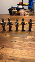 Antiek tinnen clowns set, Ophalen of Verzenden