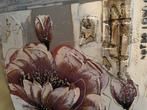 Mooi schilderij met bloemmotief, Antiek en Kunst, Ophalen of Verzenden