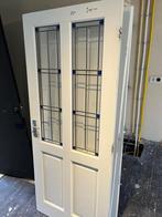 5 Binnendeuren incl. beslag, glas in lood, Ophalen, Gebruikt, 80 tot 100 cm, Binnendeur