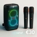Feestje? Huur de JBL Partybox 320, eventueel met microfoons, Ophalen, JBL, Nieuw, 120 watt of meer
